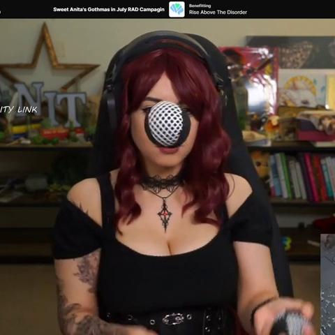 Sweet Anita Big Tits Super Jiggle Gothmas Stream Clip